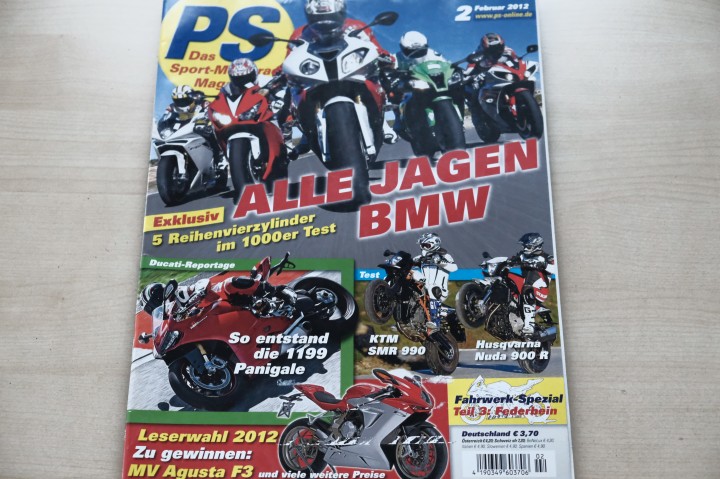 Deckblatt PS Sport Motorrad (02/2012)